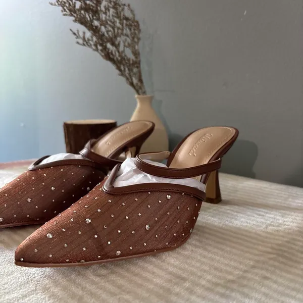 & Other Stories Starlight Brown Heels - Image 2