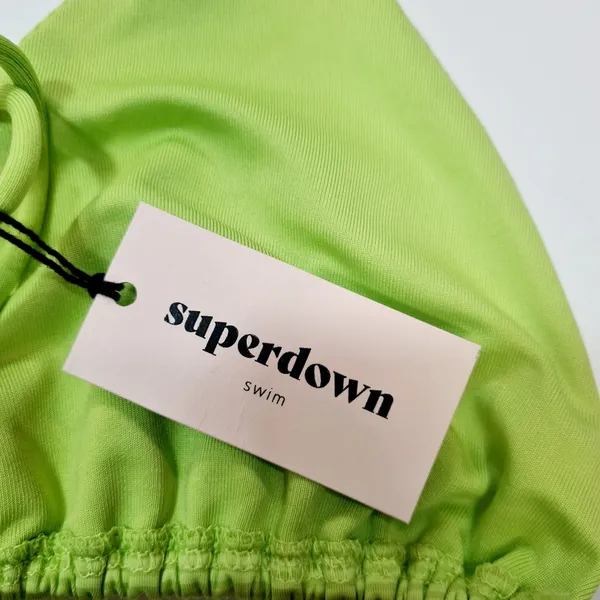 Superdown Roxy Bikini Top in Green - Image 6