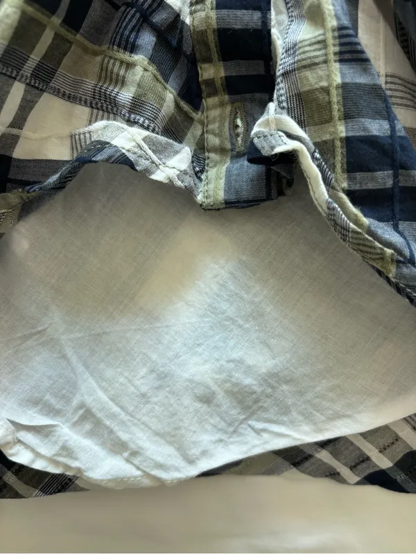 Veronica Beard Vilette Mini Shirt Dress Army Plaid size 8 - Image 8