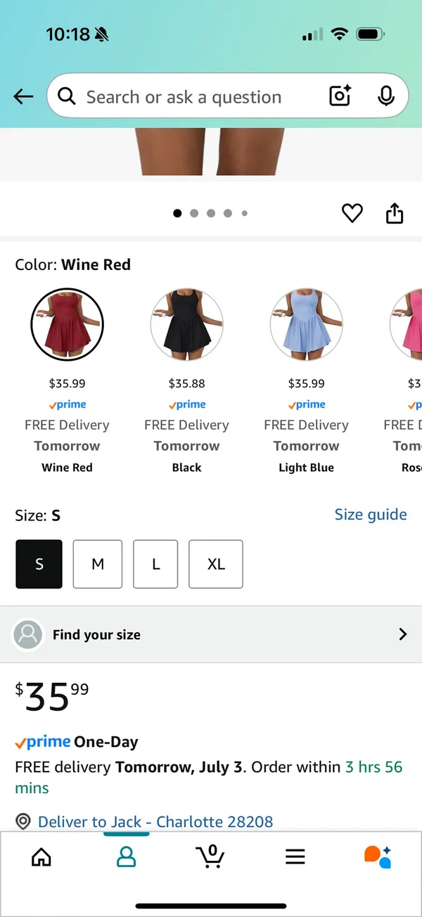 Halara Red Amazon Athletic Dress - Image 5