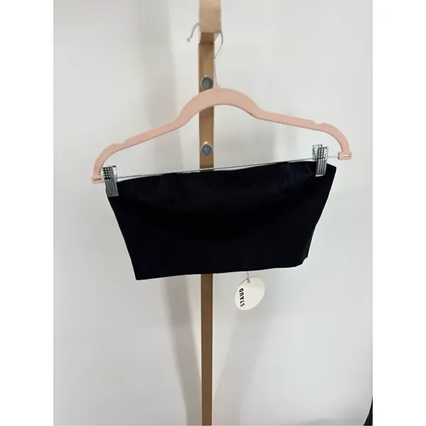 STAUD Nyla Black Strapless Top Size 2 NWT - Image 9