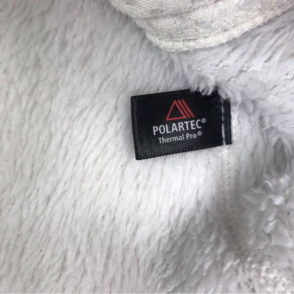 PATAGONIA Polartec Fleece Snap-T Pullover Women XS Cream Gorpcore Outdoor Casual - Image 12