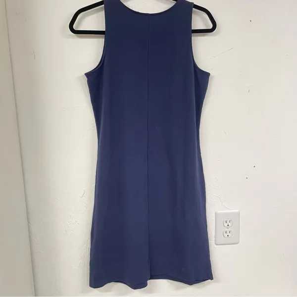 Lilly Pulitzer Navy Blue Cheryln Soft Shift Mini Dress Womens M Preppy Classic - Image 7