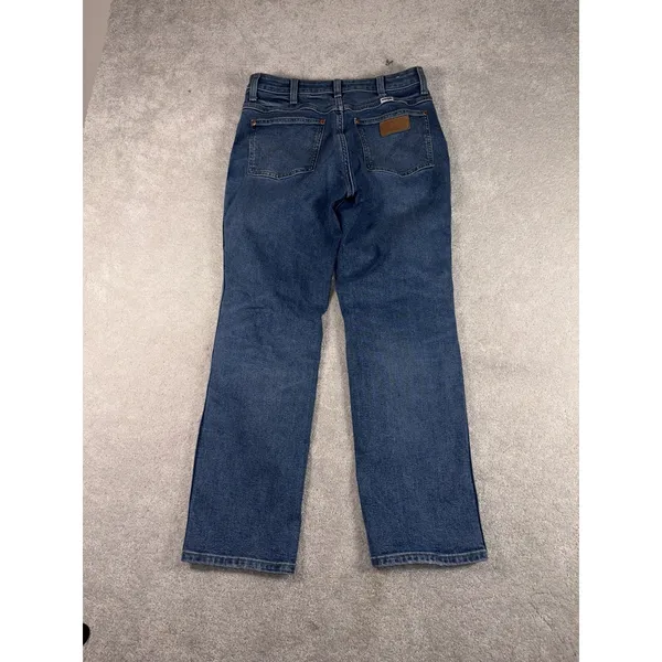 Wrangler Wild West 603 Jeans Women's High Rise Straight Blue Jeans 27 - Image 6