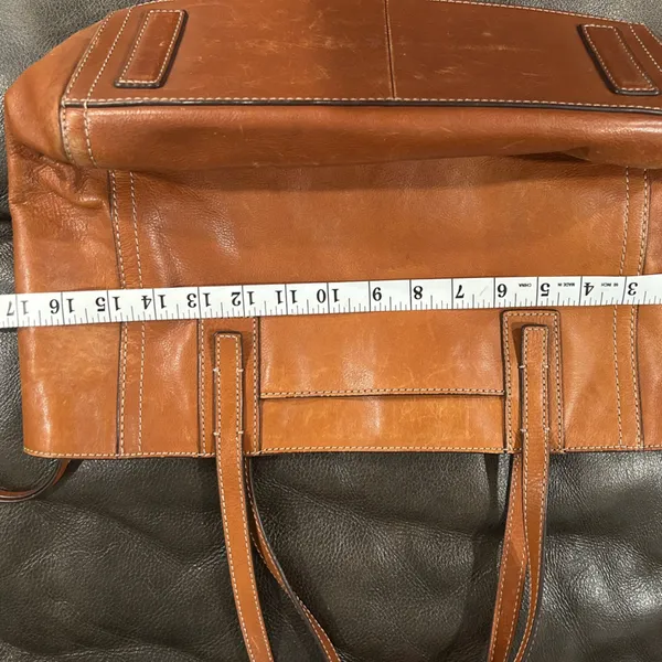 Fossil Women's Brown Leather Tote - Image 13