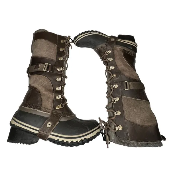 Sorel Conquest‎ Carly II Boots Brown Women’s Size 6.5 - Image 6