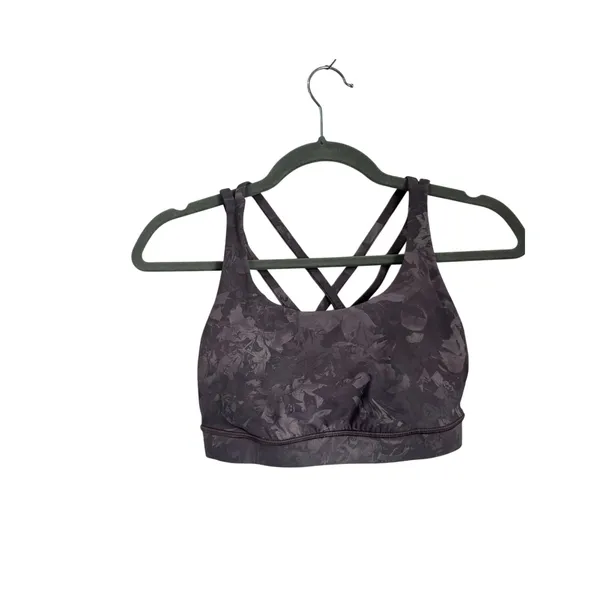 Lululemon Strappy Back Sports Bra Yoga Pilates Gym Athleisure‎ Sz 6 - Image 2