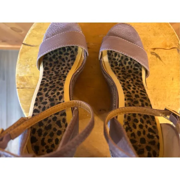 Colin Stuart Espadrilles Wedge Sandals Purple Women Size 5B - Image 6