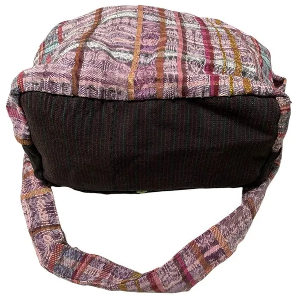 Handmade Metallic Embroidered Festival Bucket Shoulder Bag - Image 4
