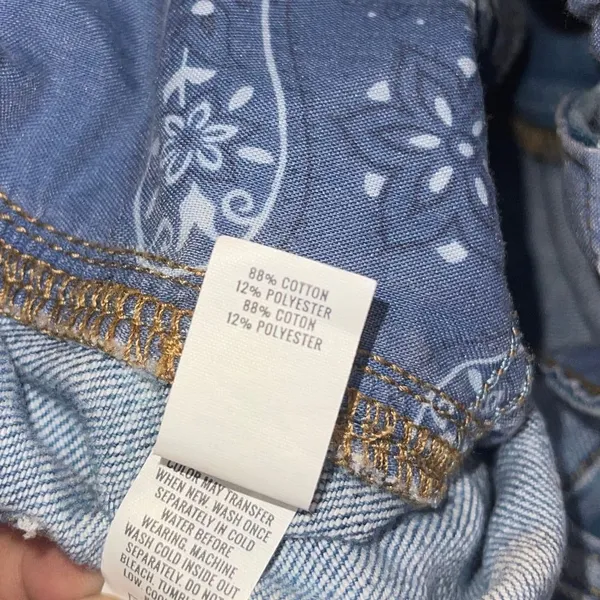 Aerie Cutoff Distressed Shorts Medium Elastic Waist Cowgirl Festival Beach Y2K - Image 5