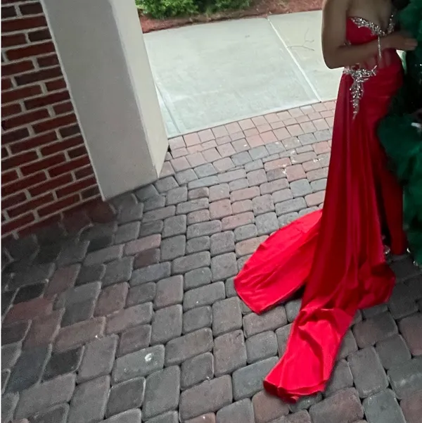Rouge Red Prom Dress – Size 4 - Image 3