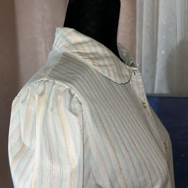 Vintage Present Tense Size M Long Sleeve Button Down Shirt - Image 4