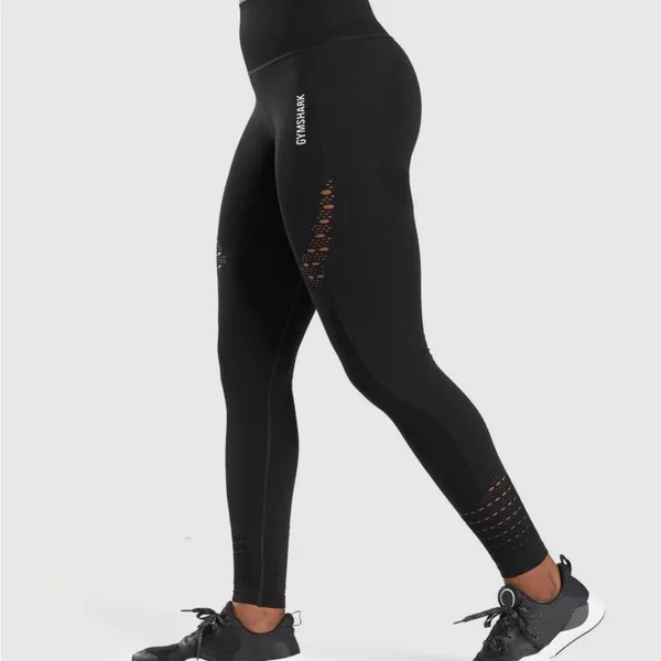 Gymshark energy seamless leggings S black - Image 2