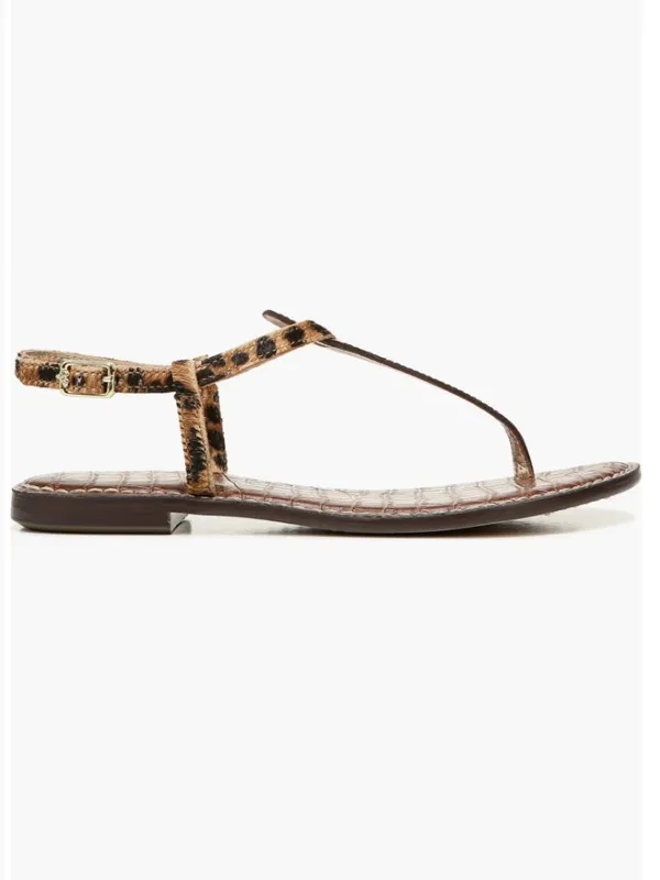 NEW Sam Edelman Gigi Sandal 7.5 M, CYPRUS TAN MULTI Calf Hair Leather - Image 4