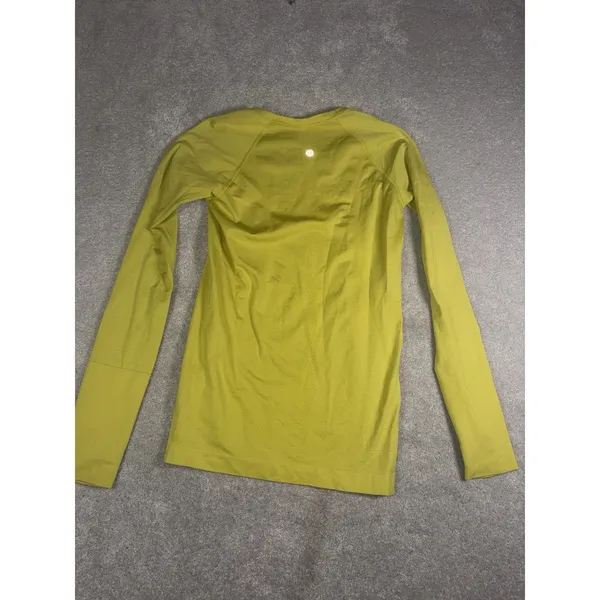 Lululemon Yellow Serpentine swiftly tech 6 long sleeve - Image 7