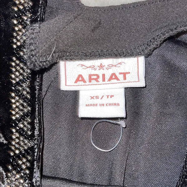 Ariat Black Velvet Camisole Top - XS - Image 2