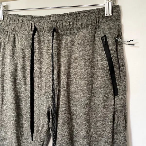 American Eagle NY USA 77 gray jogger sweatpants elastic waist women's‎ size S - Image 2