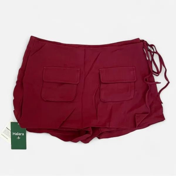Halara Patitoff 2.0 Wrap Cargo Pocket Mini Skort Skirt Size Small Regular New - Image 2