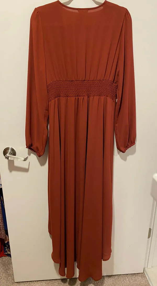 These Three Boutique Orange Rust Cardigan - Image 2
