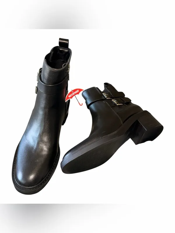 NEW $180 Blondo Lanessa Waterproof Bootie 7.5 M, BLACK LEATHER - Image 13