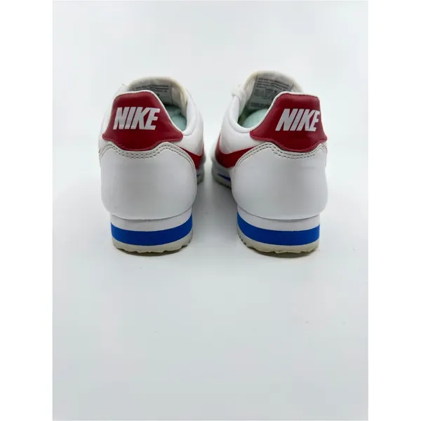 Nike Womens Size 9 White Red Blue Cortez Classic Leather Sneakers 807471-103 - Image 3
