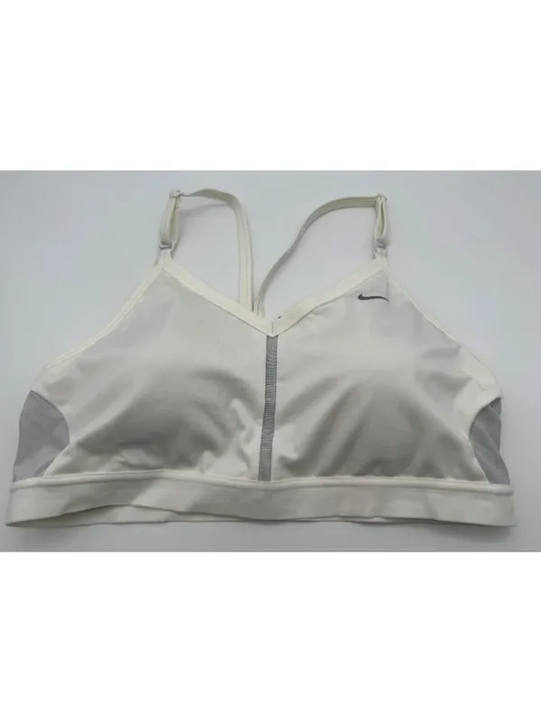 Nike Indy Sports Bra CZ4456-100 White Training Workout Dri-Fit Women's Size XXL - Image 3