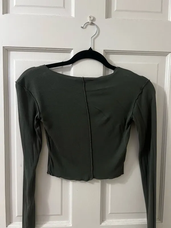 ZARA Long Sleeve Top Crop - Image 2