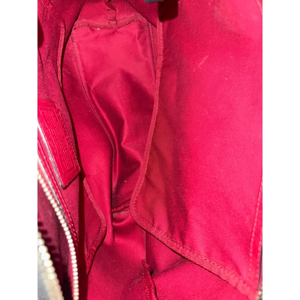 Coach Hamptons Weekend Signature Stripe Shoulder Bag - Image 8