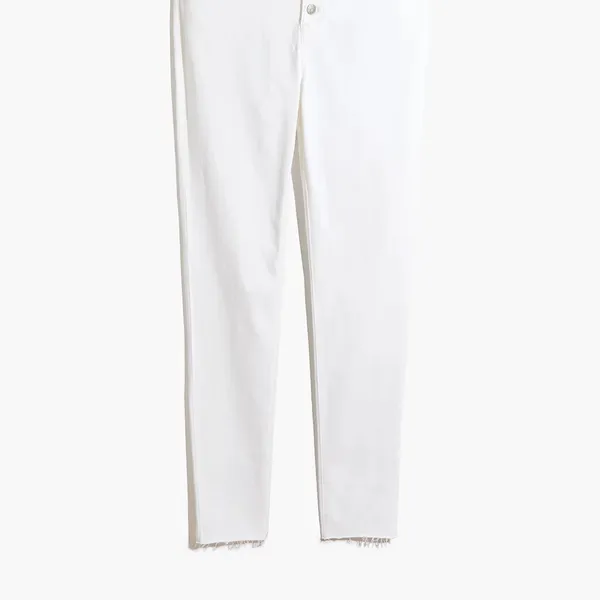 NWT Madewell 9" Mid-Rise Skinny Jeans white SZ-28 - Image 5