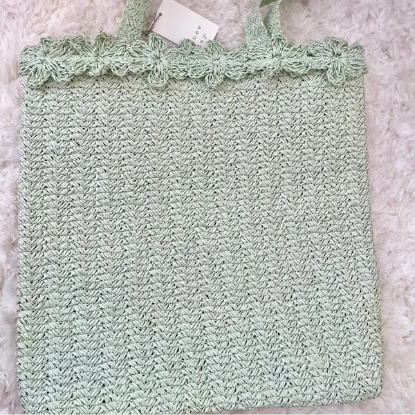 A New Day Green Floral Tote Bag‎ - Image 4