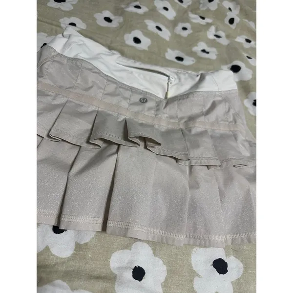 Lululemon pace setter shimmer skirt rare - Image 6