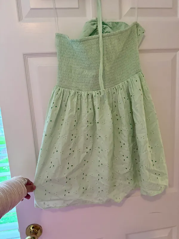 American Eagle Cinch Mini Halter Dress - Image 4