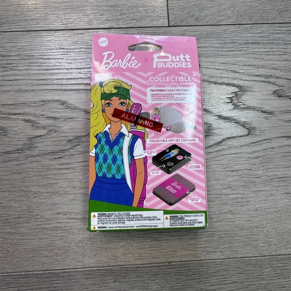 Barbie x Putt Buddies 1992 Golfing Barbie Divot Tool Ball Marker Set‎ - Image 5