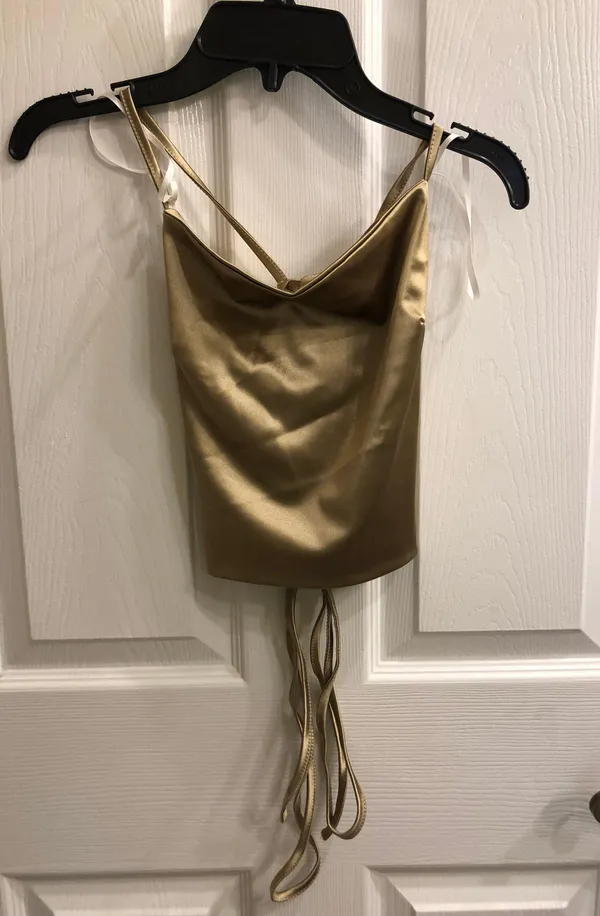 Gold Satin Top - Image 3