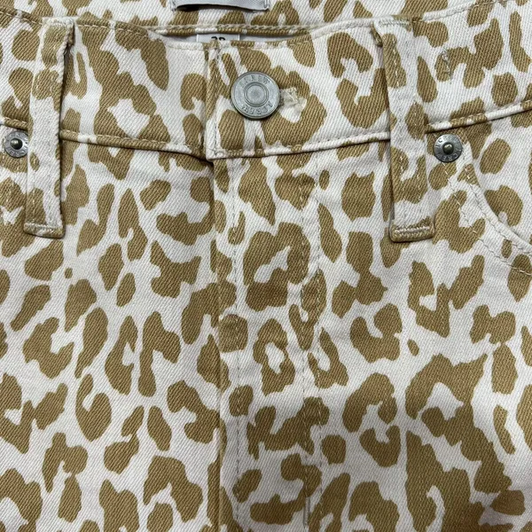 J. Crew Size 29 Jeans‎ 10" High Rise Toothpick Animal Print Safari Leopard NEW - Image 5