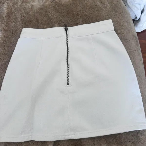 Princess Polly Lioness “the Lola” white mini slit denim Skirt - Image 5