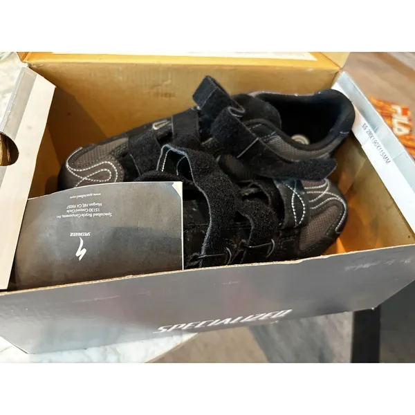 Specialized Riata MTB Shoes Size 40 Black‎ Blue Women's Mountain Bike Cycling - Image 9