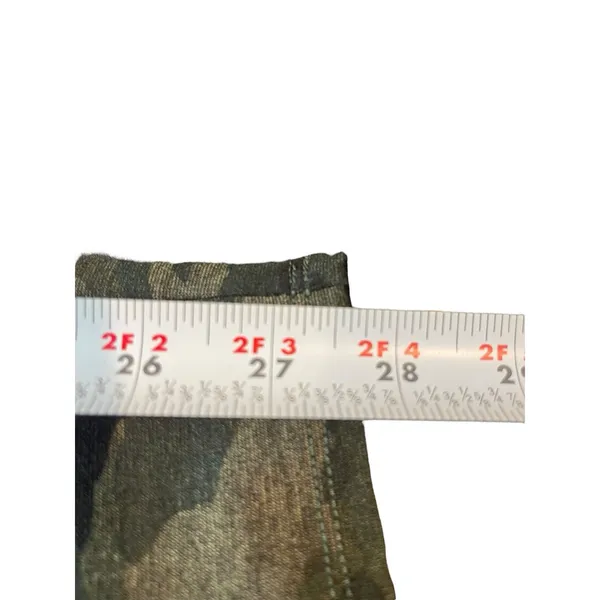 Nine West Army Green Camouflage Pull On Elastic Waist Ponte Pants L NWT - Image 12