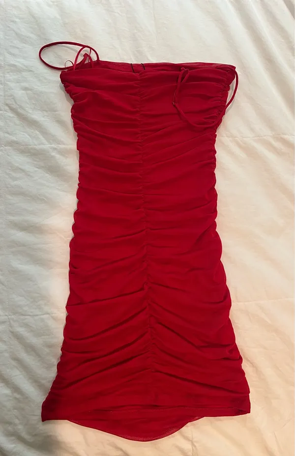 Garage Mesh Mini Dress - Image 2