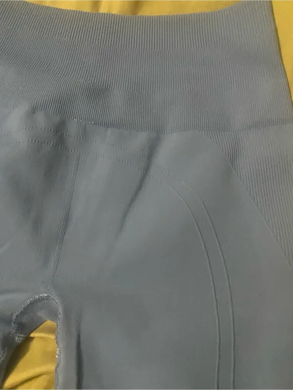 Seamless Light Blue lululemon Leggings - Image 10
