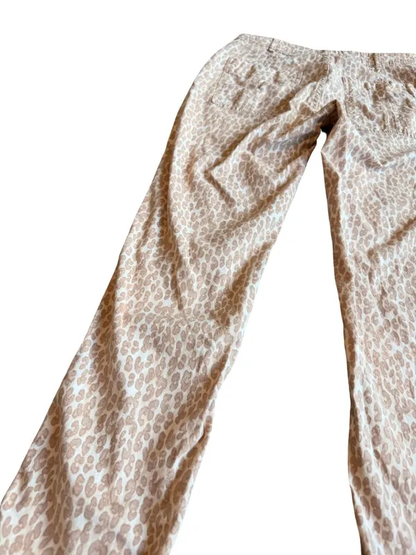 Anthropologie The Wanderer Animal Print Pants Trousers Cropped Length Size 28 - Image 13