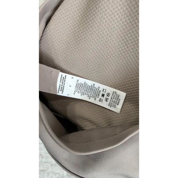 Nike Womens Medium Impact Racerback Sports Bra Taupe Mauve Large RN56323 - Image 6