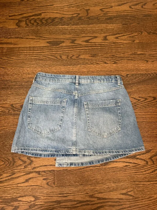 Free People Jean Skirt Denim - Image 2