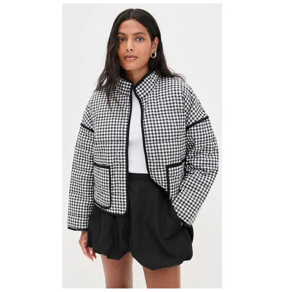 Free People Chloe Print Jacket Size Medium - Image 4