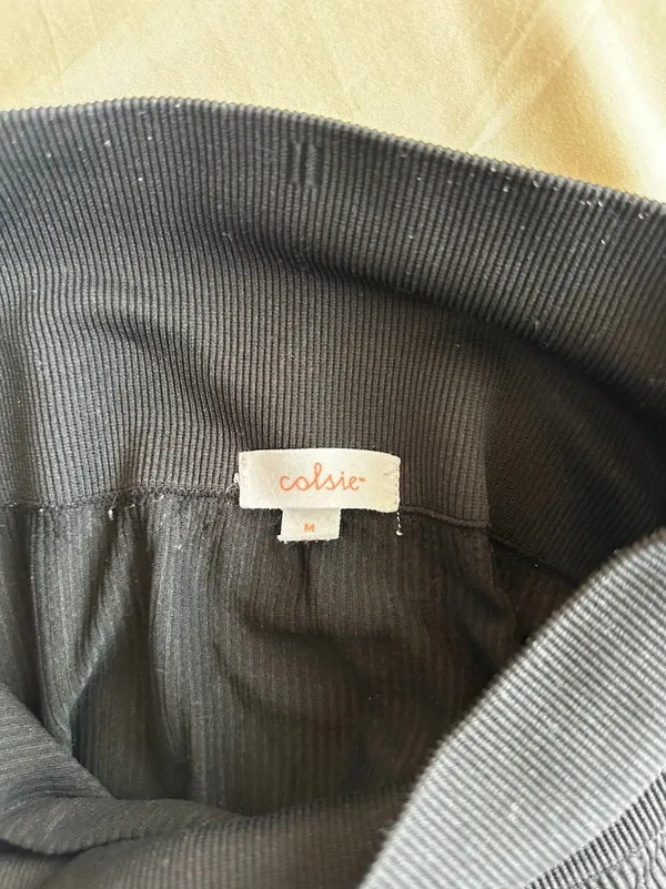 Target Colsie Black Ribbed Biker Shorts - Image 3