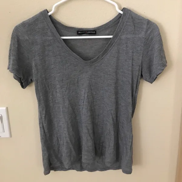 *last chance!!* Brandy Melville Grey Victoria Top - Image 2