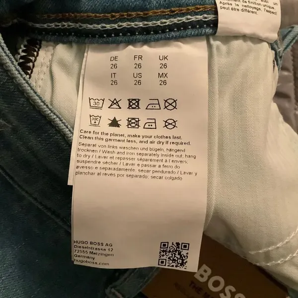 NWT Boss Orange Hugo BOSS Womens Marlene Wide Leg High Waist Jeans - Image 16