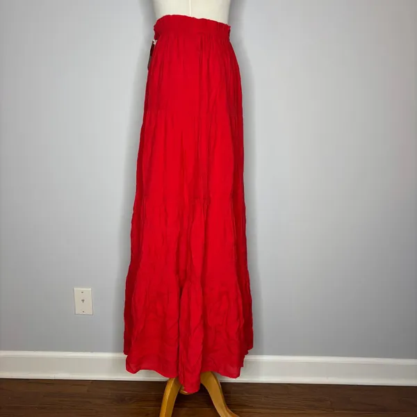 Thats So Fetch - Red Selina Maxi Skirt - Image 4