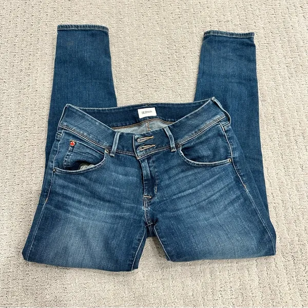 Hudson Collin Mid Rise Skinny Jeans in Wonderwall - Size 27 - Image 6