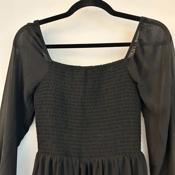 Baltic Born Giselle Smocked Maxi Dress in Black Size XS NWOT - Image 6